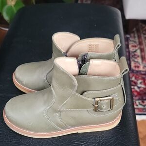 Elephantito Olive Kids Boots with Buckle